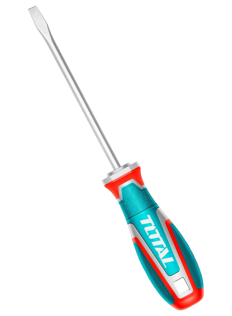 TOTAL Slotted Screwdriver with Magnetic Tip SL6.5x150mm - Image 1
